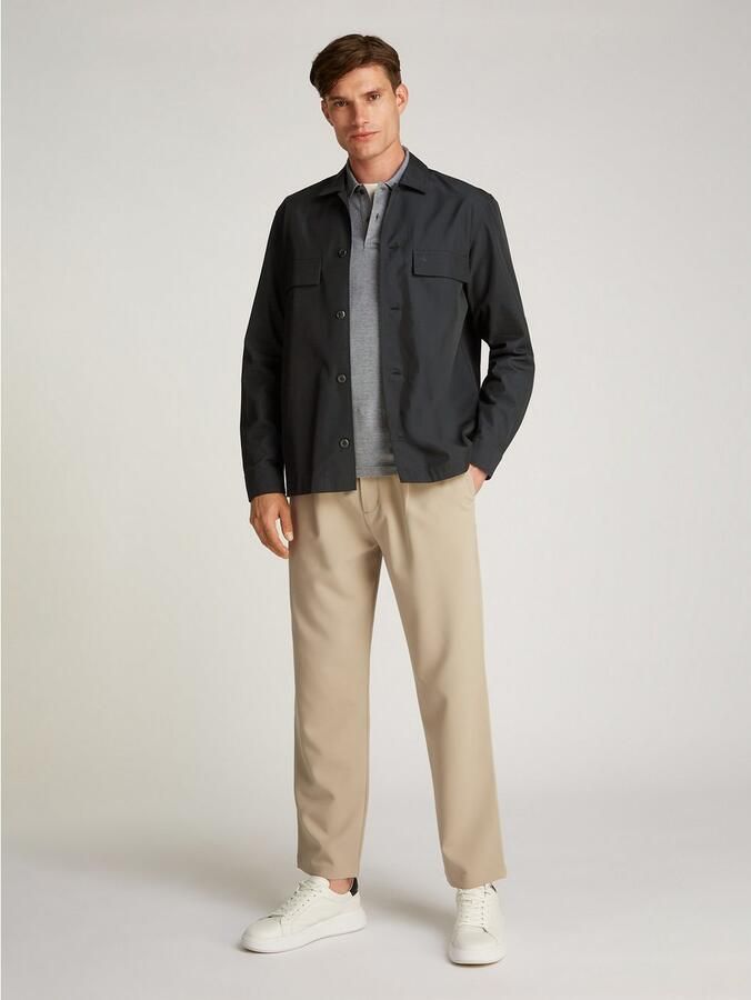 Calvin Klein Overhemd met lange mouwen COTTON BLEND OVERSHIRT - Foto 4