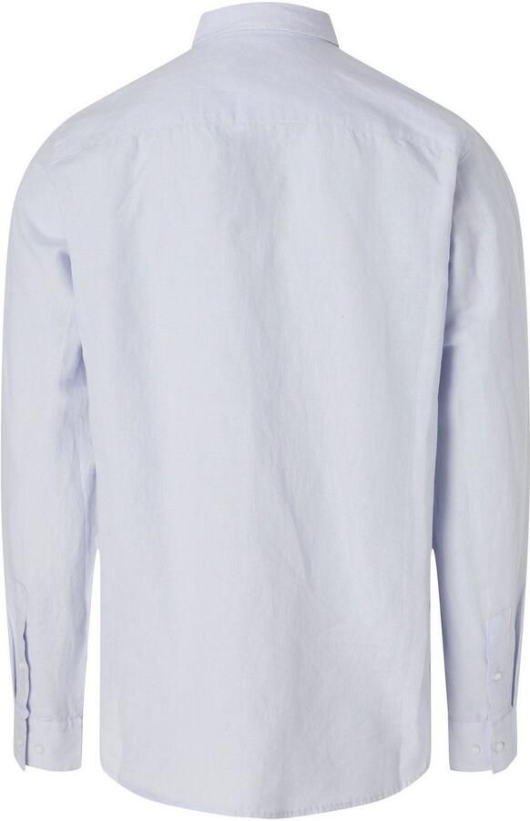 CK Calvin Klein Vrijetijdsoverhemd met blinde knoopsluiting model 'LINNEN' - Foto 8