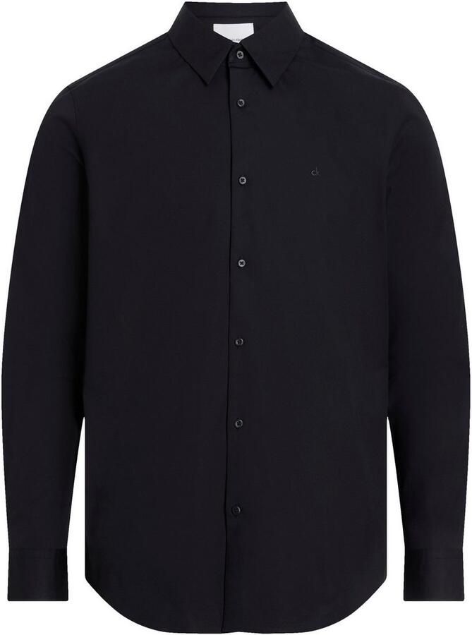 Calvin Klein Overhemd met lange mouwen slim fit in effen kleur - Foto 6