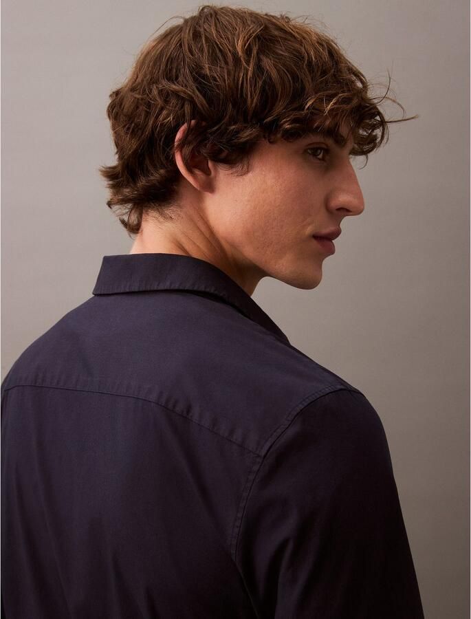 Calvin Klein Overhemd met lange mouwen slim fit in effen kleur - Foto 7