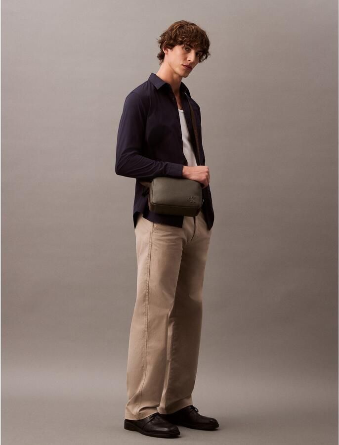 Calvin Klein Overhemd met lange mouwen slim fit in effen kleur - Foto 6