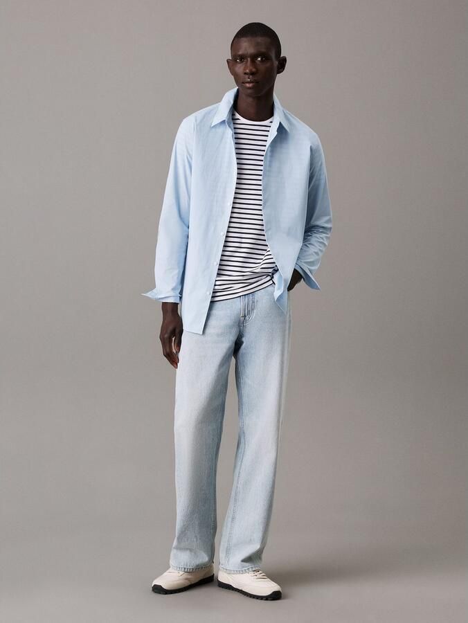 Calvin Klein Overhemd met lange mouwen slim fit in effen kleur - Foto 3