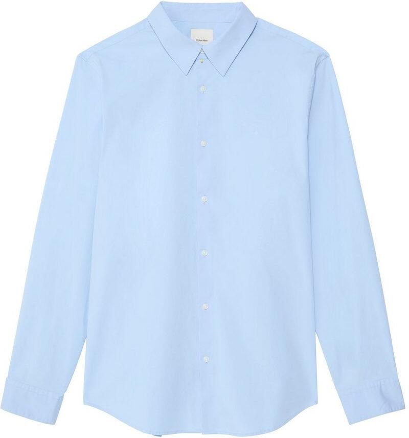 Calvin Klein Overhemd met lange mouwen slim fit in effen kleur