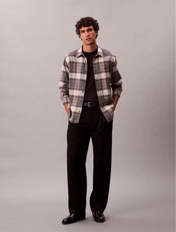 Calvin Klein Overhemd met lange mouwen LS BRUSHED PLAID EASY SHIRT - Foto 3
