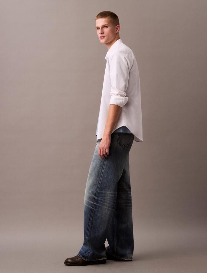 Calvin Klein Jeans Overhemd Lange Mouw LS SOLID OXFORD CLAS LV140EM125 - Foto 2