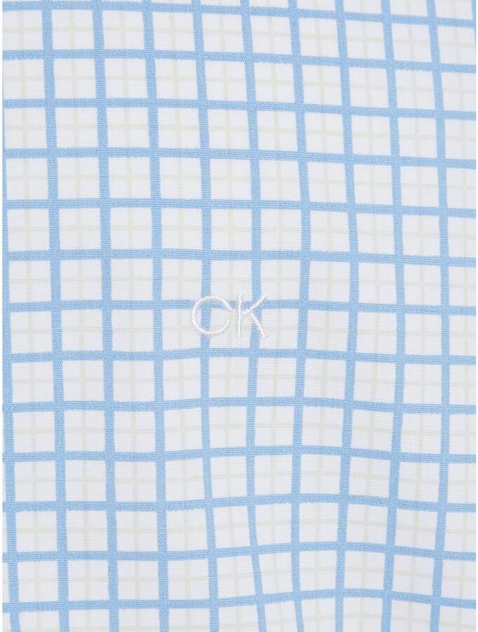 Calvin Klein Overhemd met lange mouwen POPLIN CHECK PRINT SLIM SHIRT - Foto 3