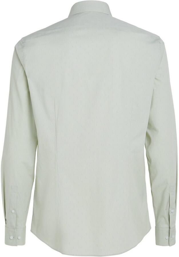 Calvin Klein Overhemd met lange mouwen POPLIN LEAF PRINT SLIM SHIRT - Foto 6