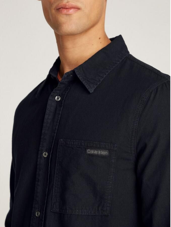 Calvin Klein Jeans Overhemd Lange Mouw REGULAR CHAMBRAY SHI J30J326563 - Foto 3