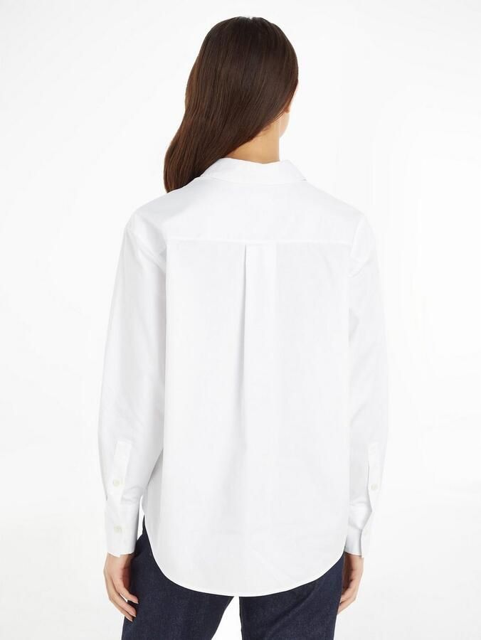 Calvin Klein Overhemdblouse RELAXED COTTON SHIRT met doorknoopsluiting - Foto 2