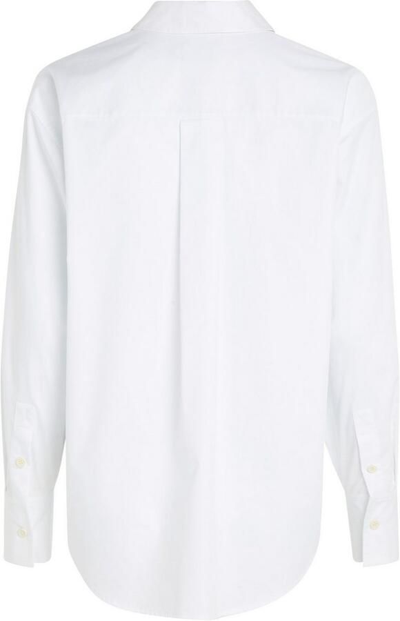 Calvin Klein Overhemdblouse RELAXED COTTON SHIRT met doorknoopsluiting - Foto 5
