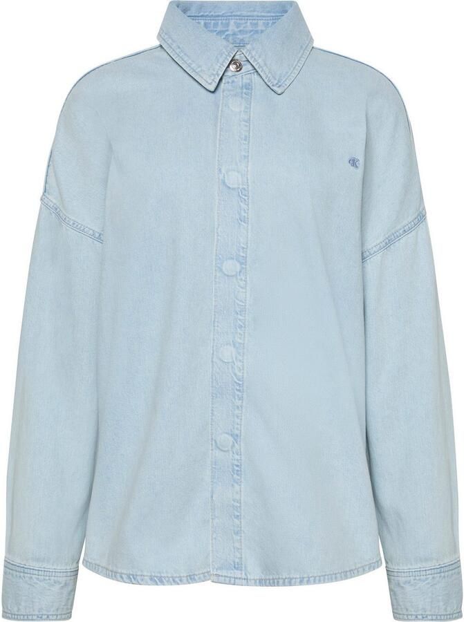 Calvin Klein Overhemdblouse RLXD LNN DNM SHRT AR - Foto 5