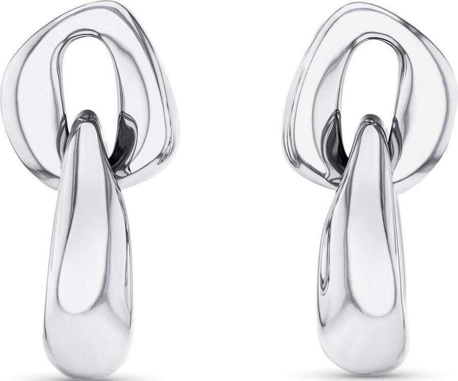 Calvin Klein Paar oorstekers Sieraden roestvrij staal oorbellen STATE T LINKS 35000654 - Foto 2