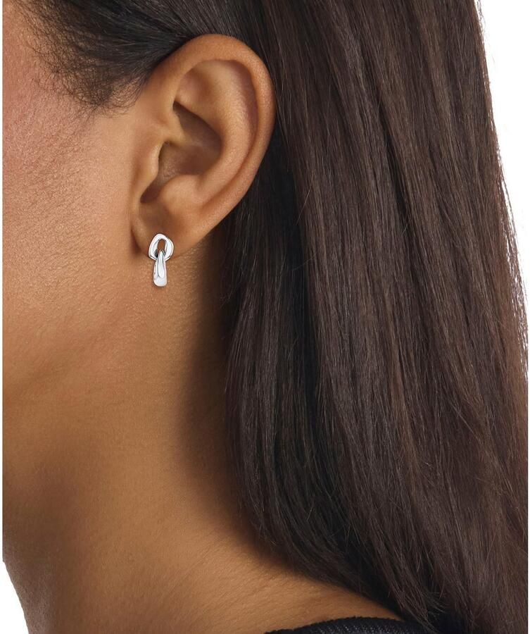 Calvin Klein Paar oorstekers Sieraden roestvrij staal oorbellen STATE T LINKS 35000654