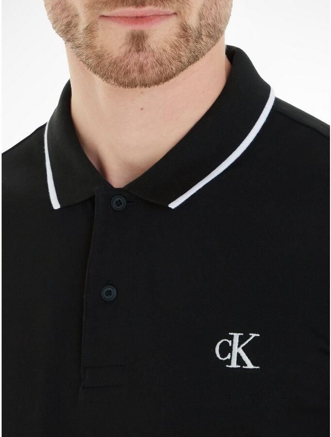 Calvin Klein Jeans Polo Shirt Korte Mouw TIPPING SLIM POLO - Foto 8