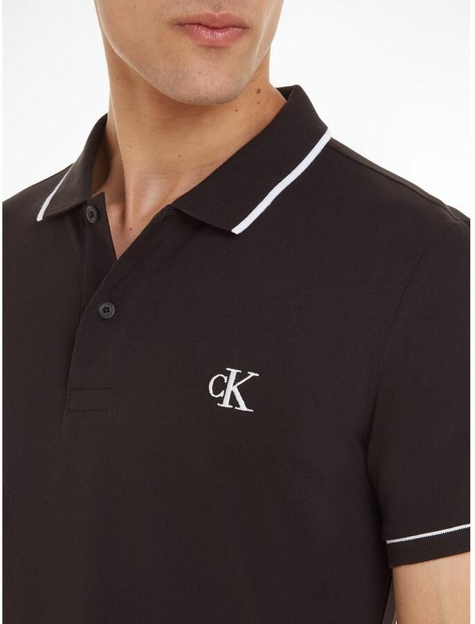 Calvin Klein Jeans Polo Shirt Korte Mouw TIPPING SLIM POLO - Foto 6