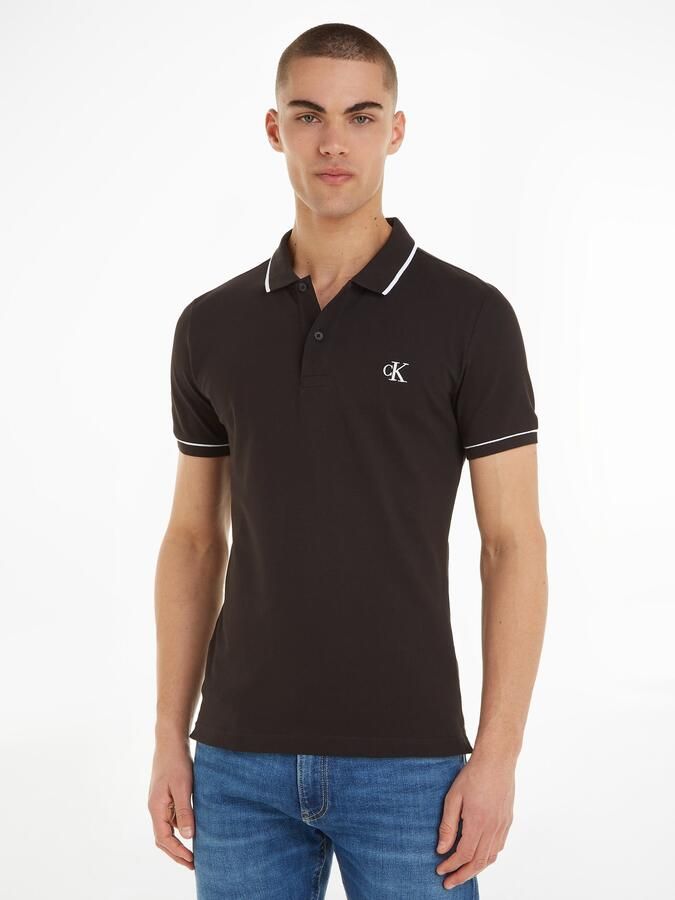 Calvin Klein Jeans Polo Shirt Korte Mouw TIPPING SLIM POLO - Foto 13
