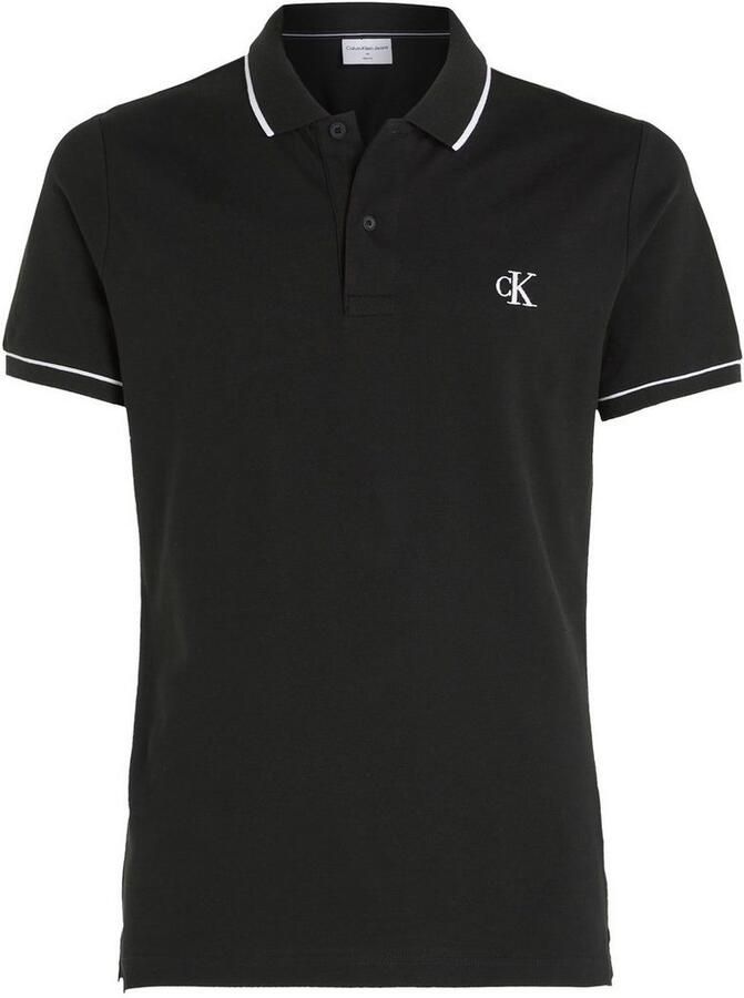 Calvin Klein Jeans Polo Shirt Korte Mouw TIPPING SLIM POLO - Foto 14