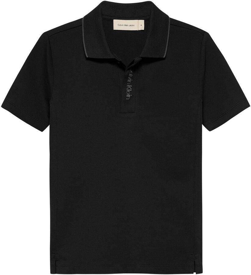 Calvin Klein Poloshirt EMBRO. CK LOGO PIQUE POLO voor kinderen tot 16 jaar met logo-opdruk