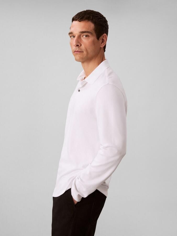 Calvin Klein Poloshirt met lange mouwen LS SUPIMA COTTON SOLID POLO - Foto 10