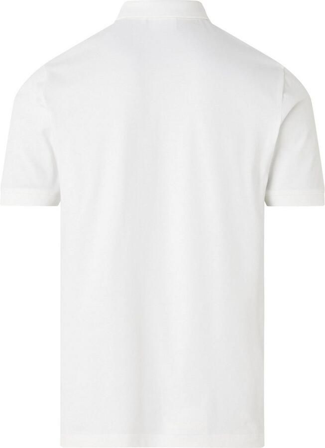 CALVIN KLEIN Heren Polo's & T-shirts Stretch Pique Slim Button Polo Wit - Foto 3
