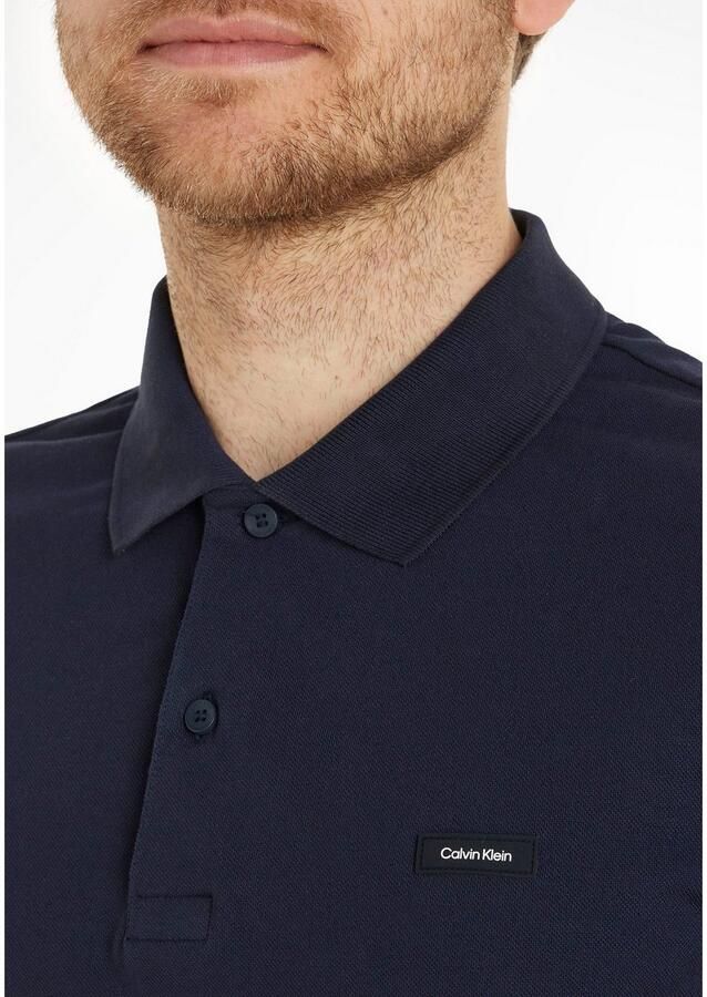 Calvin Klein Jeans Polo Shirt Korte Mouw Stretch Pique Slim B Chw - Foto 4