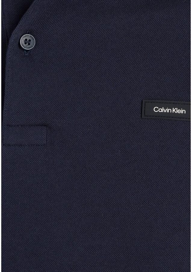 Calvin Klein Jeans Polo Shirt Korte Mouw Stretch Pique Slim B Chw - Foto 6