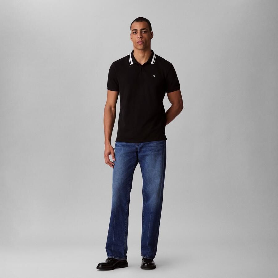 Calvin Klein Jeans Polo Shirt Korte Mouw SS MONOGRAM PIQUE LV04RC276G - Foto 2