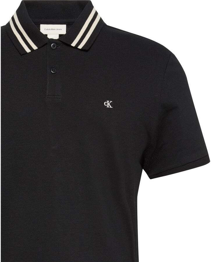Calvin Klein Jeans Polo Shirt Korte Mouw SS MONOGRAM PIQUE LV04RC276G - Foto 4