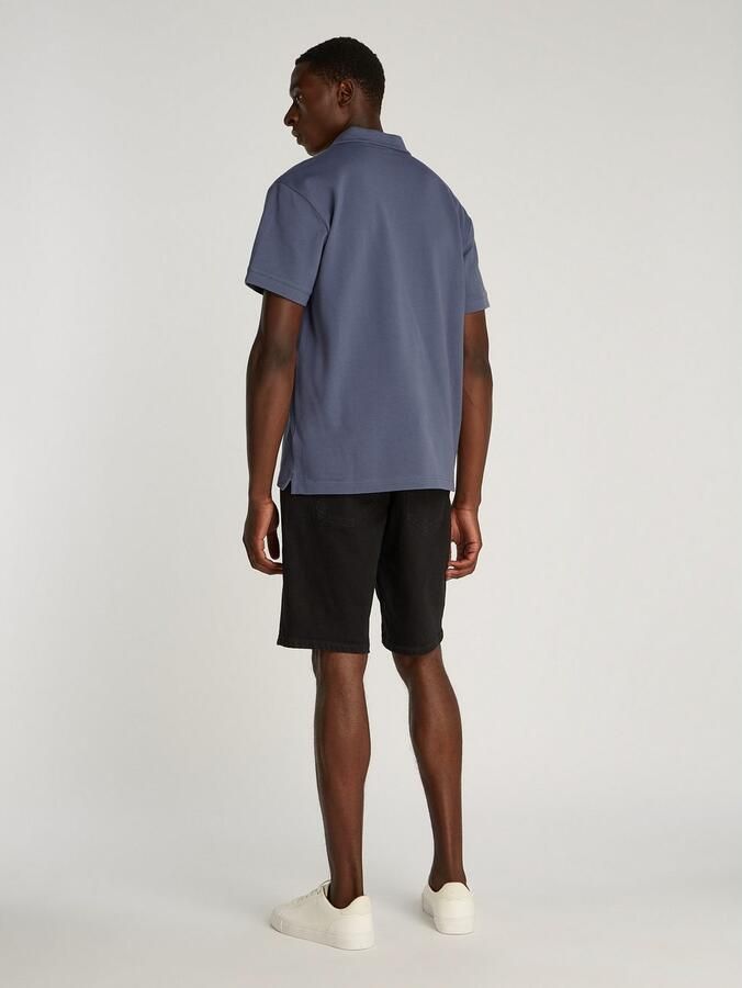 CALVIN KLEIN Heren Polo's & T-shirts Woven Label Polo Grijs - Foto 8