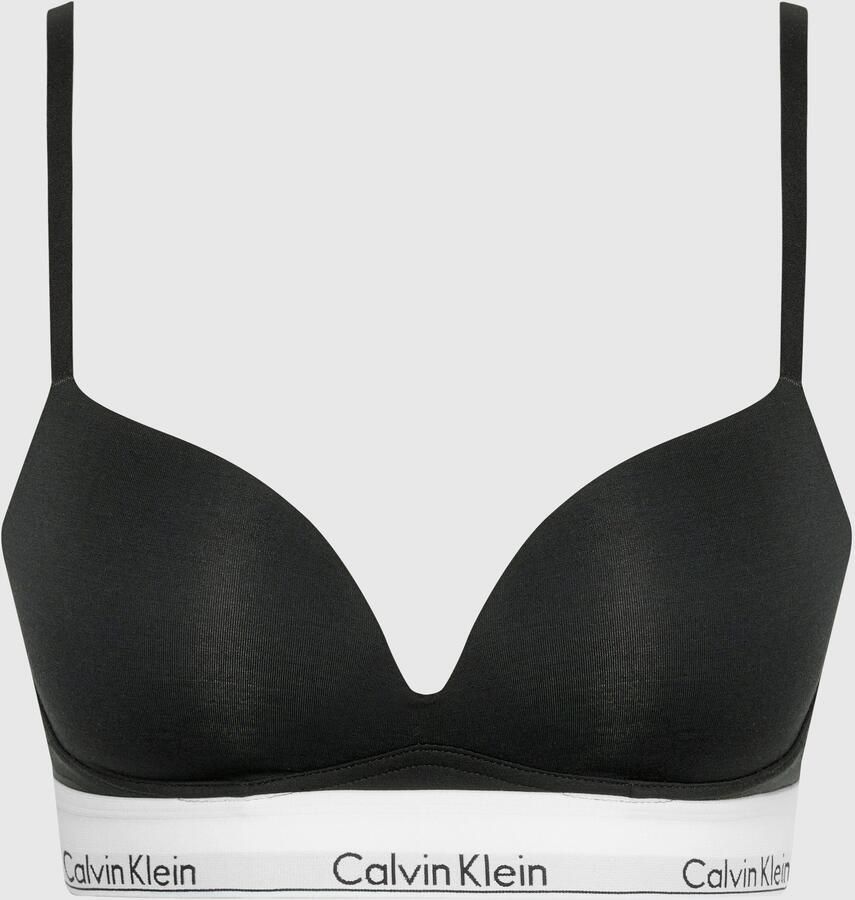 Calvin Klein Underwear Push-up-bh met label in band model 'MODERN CTN' - Foto 9