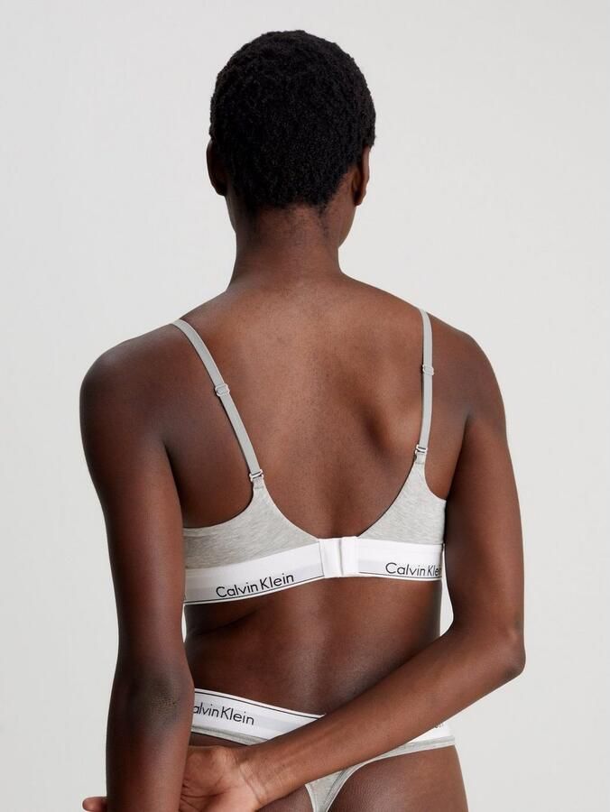 Calvin Klein Underwear Push-up-bh met label in band model 'MODERN CTN' - Foto 6