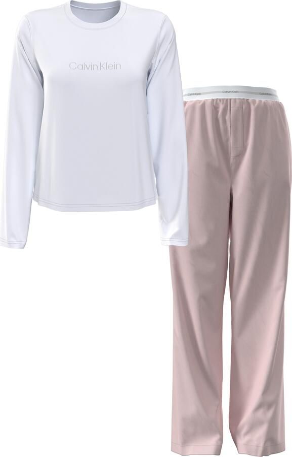 Calvin Klein Pyjama LS PANT SET Met elastische taille - Foto 4