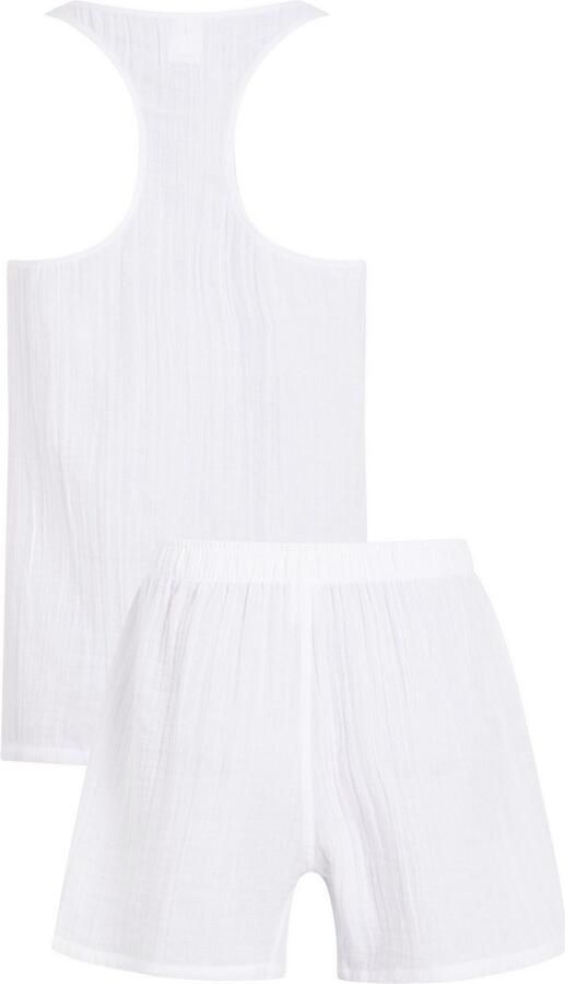 Calvin Klein Pyjama SLEEVELESS SHORT SET met merklabel in de taille (set 2-delig) - Foto 4
