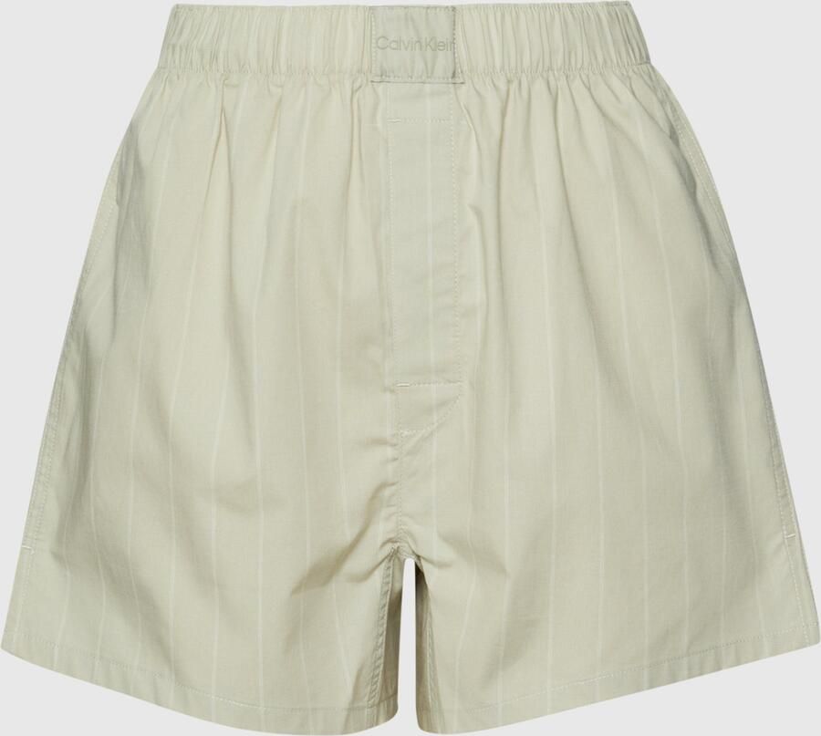 Calvin Klein Underwear Loose fit korte pyjamabroek met krijtstreep