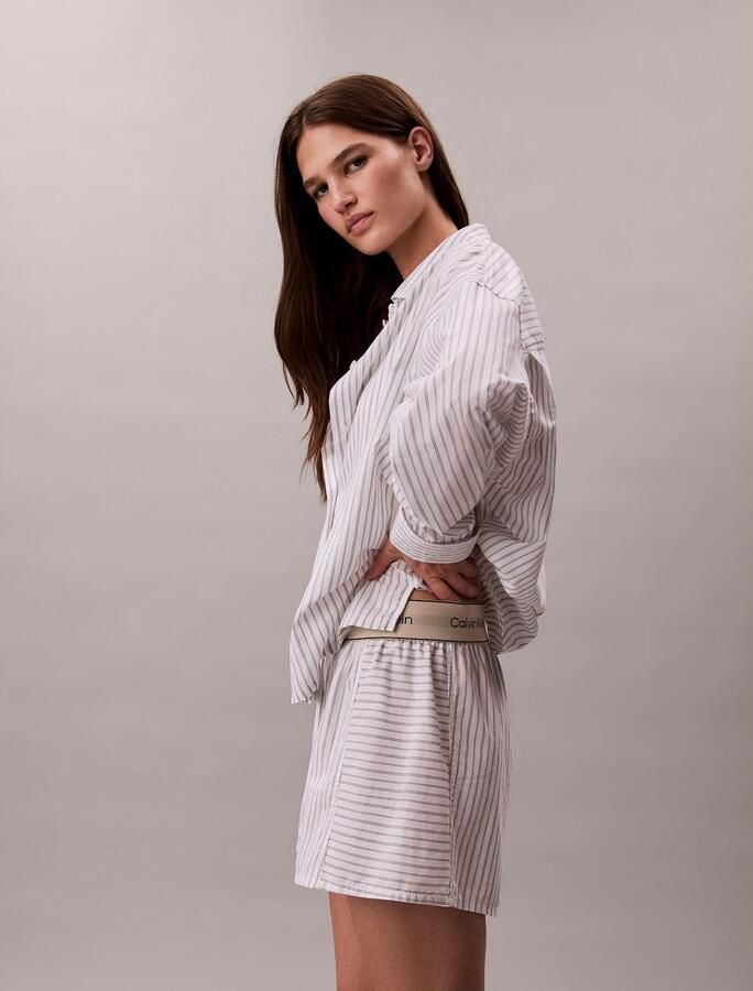 Calvin Klein Pyjamashort LOGO SUPER POPLIN SHORT - Foto 4