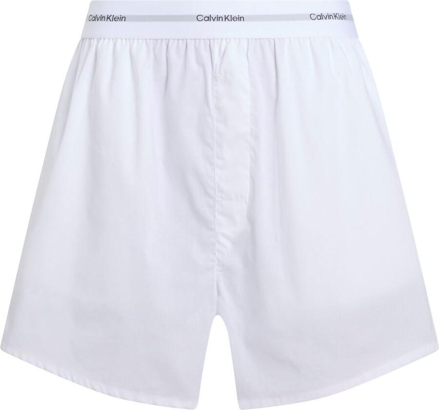Calvin Klein Underwear Regular fit korte pyjamabroek met elastische band met label
