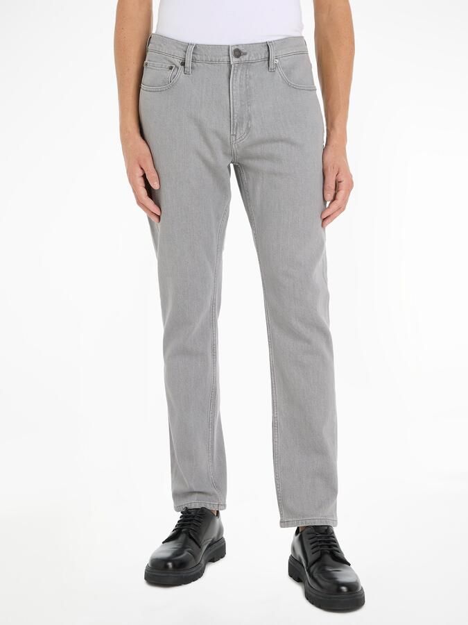 Calvin Klein Regular fit jeans TAPERED LIGHT GREY - Foto 6