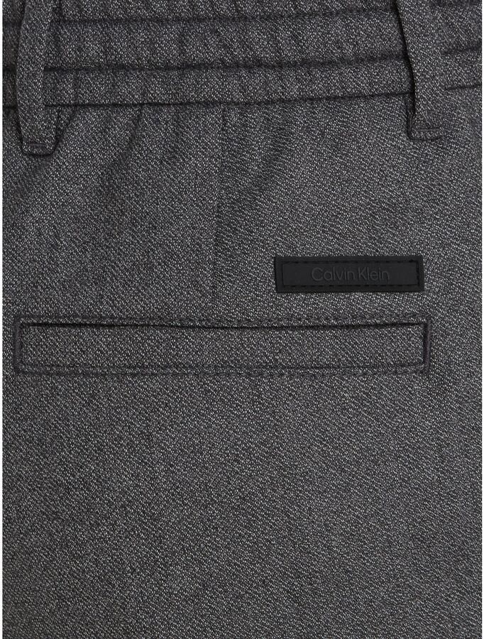 Calvin Klein Relaxbroek WOOL-BLEND-STRETCH S&P JOGGER