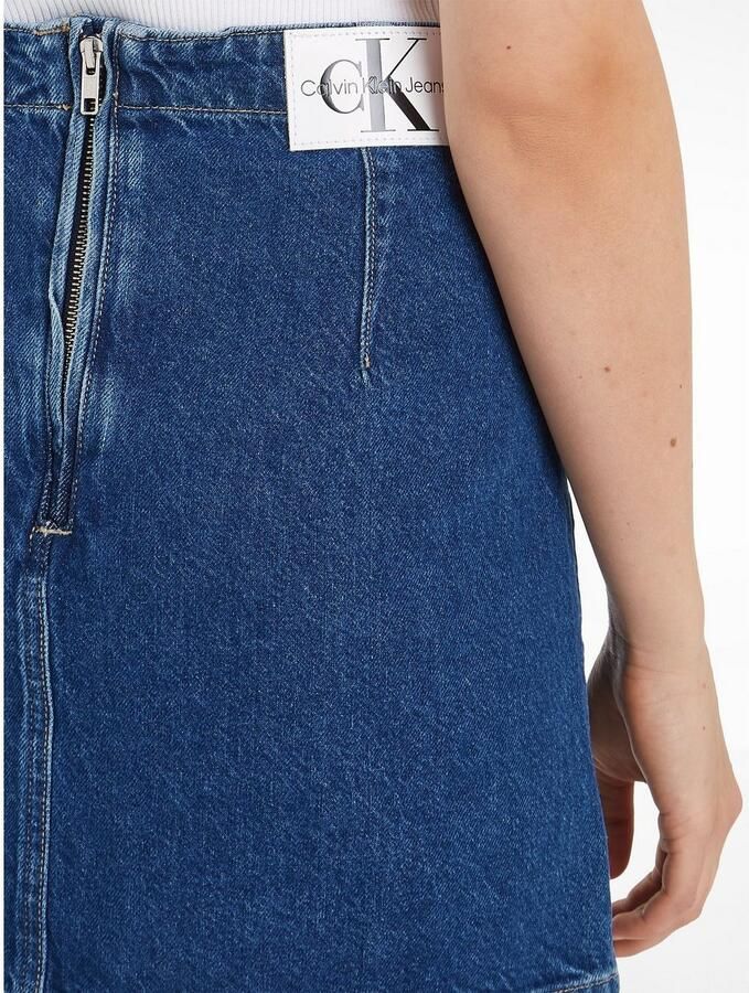 Calvin Klein Rok in a-lijn MR A LINE DARTED MINI SKIRT - Foto 4