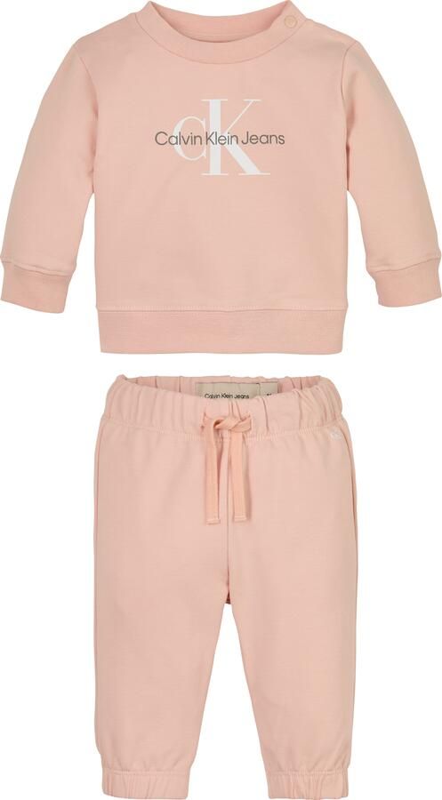 Calvin Klein Shirt broek MONOGRAM CN SWEATSHIRT SET (set 2-delig) - Foto 2