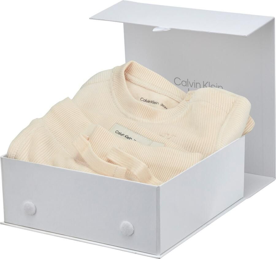 Calvin Klein Shirt broek RIB VELVET FLEECE SET GIFTPACK voor baby s tot 2 jaar cadeau set (set 2-delig) - Foto 2