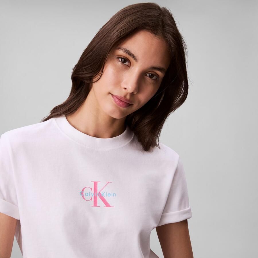 Calvin Klein Shirt met korte mouwen SS 20s CLASSIC LOGO TEE