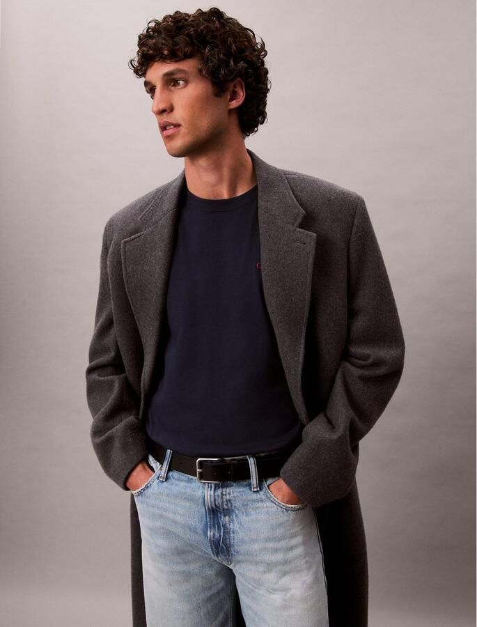 Calvin Klein Shirt met lange mouwen LS EASY MONOGRAM TEE Met ronde hals regular fit - Foto 4