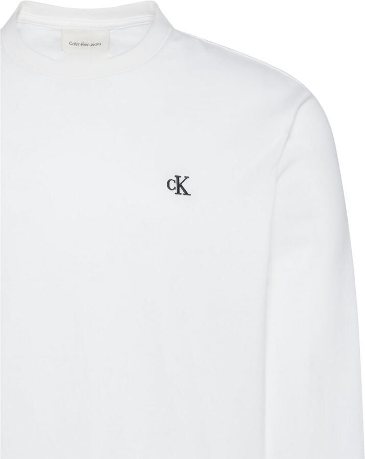 Calvin Klein Shirt met lange mouwen LS EASY MONOGRAM TEE Met ronde hals regular fit