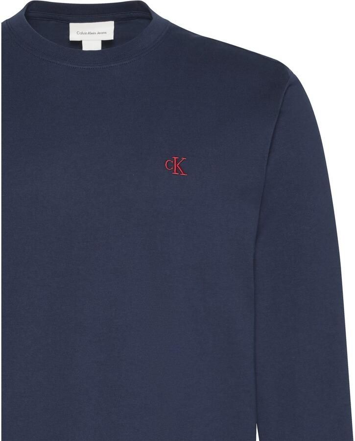 Calvin Klein Shirt met lange mouwen LS EASY MONOGRAM TEE Met ronde hals regular fit - Foto 2