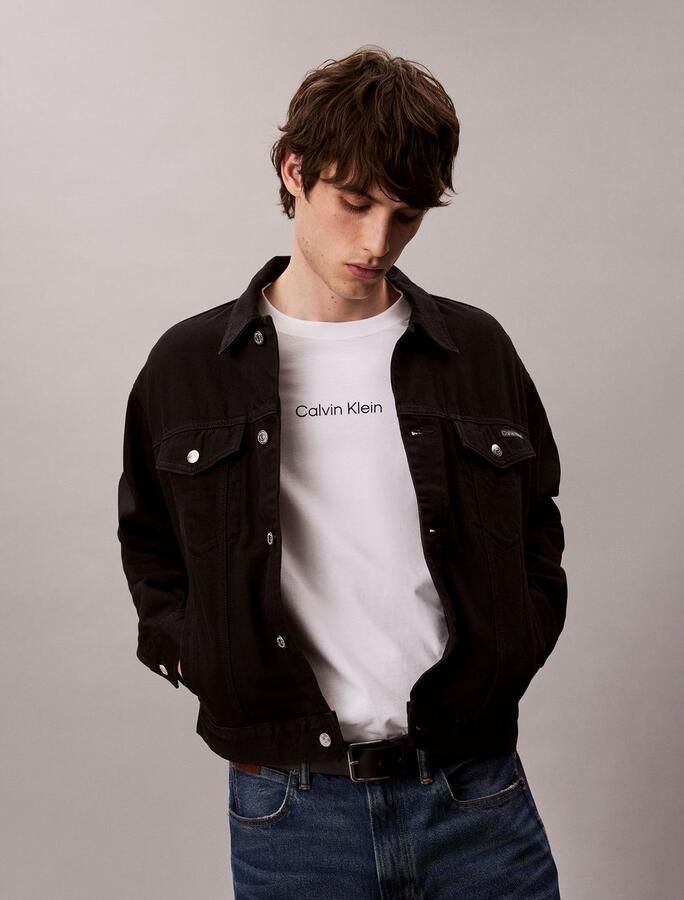 Calvin Klein Shirt met lange mouwen LS RLXD STANDARD LOGO CREWNK TEE - Foto 6