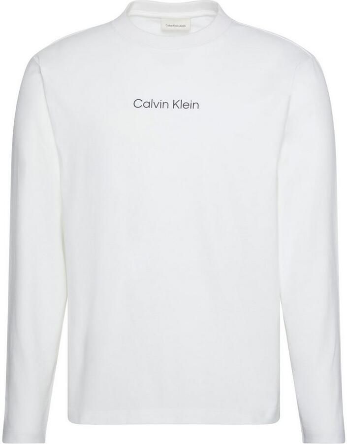 Calvin Klein Shirt met lange mouwen LS RLXD STANDARD LOGO CREWNK TEE
