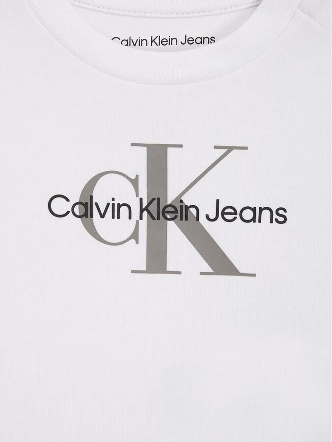 Calvin Klein Shirt met lange mouwen MONOGRAM LS T-SHIRT voor baby s tot 2 jaar met grote print - Foto 7
