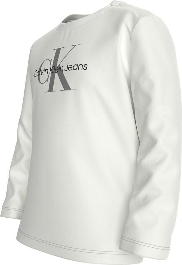 Calvin Klein Shirt met lange mouwen MONOGRAM LS T-SHIRT voor baby s tot 2 jaar met grote print - Foto 9