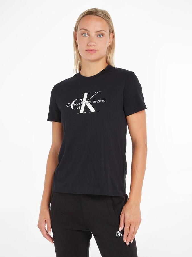 Calvin Klein Shirt met ronde hals CORE MONOGRAM REGULAR TEE met jeans monogram (1-delig) - Foto 5